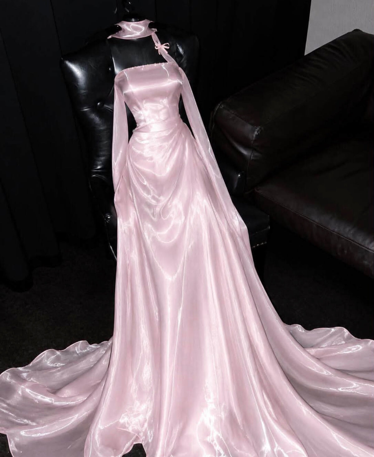 Robe de bal bustier violette en satin avec appliques, robe de soirée formelle J9413