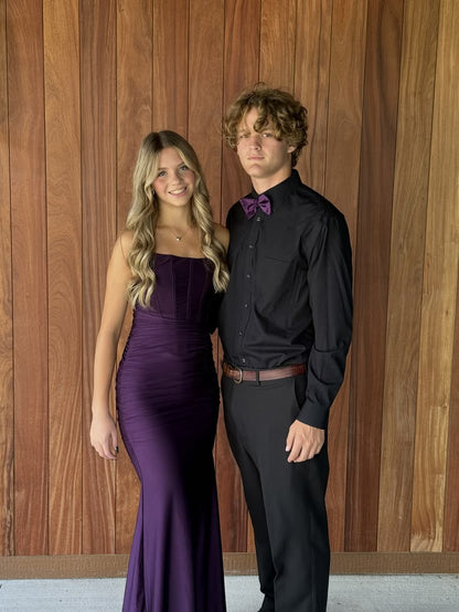 Trägerloses silbernes Vintage-Abendkleid, A-Linie, Geburtstagskleid J9370