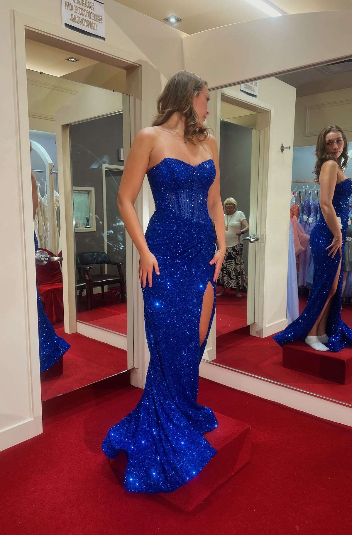 Robe de bal bustier violette en satin avec appliques, robe de soirée formelle J9413