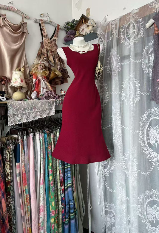 Trägerloses silbernes Vintage-Abendkleid, A-Linie, Geburtstagskleid J9370
