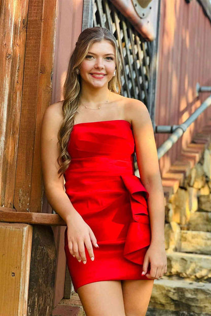 Trägerloses silbernes Vintage-Abendkleid, A-Linie, Geburtstagskleid J9370