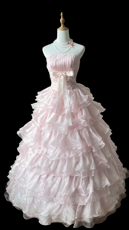 Robe de bal bustier violette en satin avec appliques, robe de soirée formelle J9413