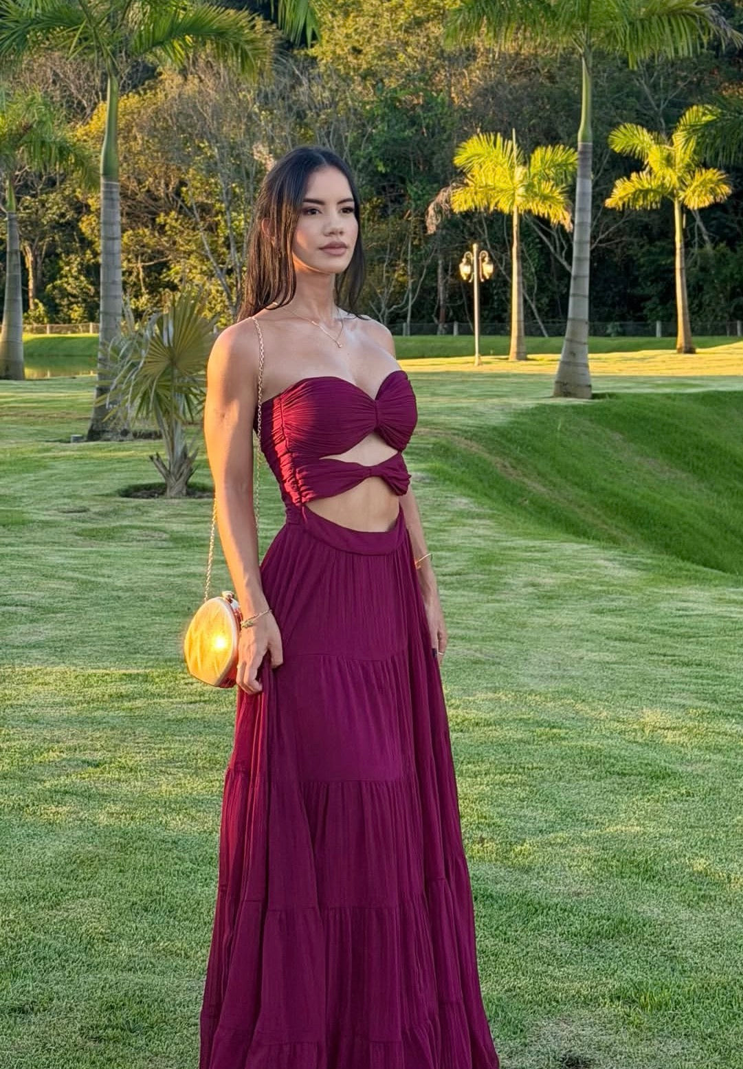 Sweetheart A Line Chiffon Wedding Guest Dress  J10043