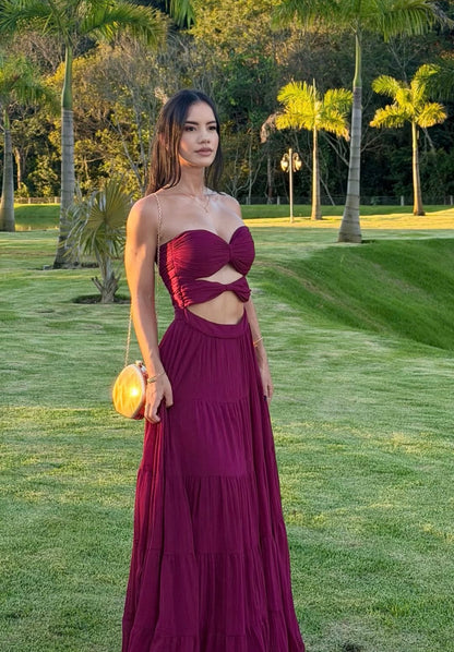 Sweetheart A Line Chiffon Wedding Guest Dress  J10043