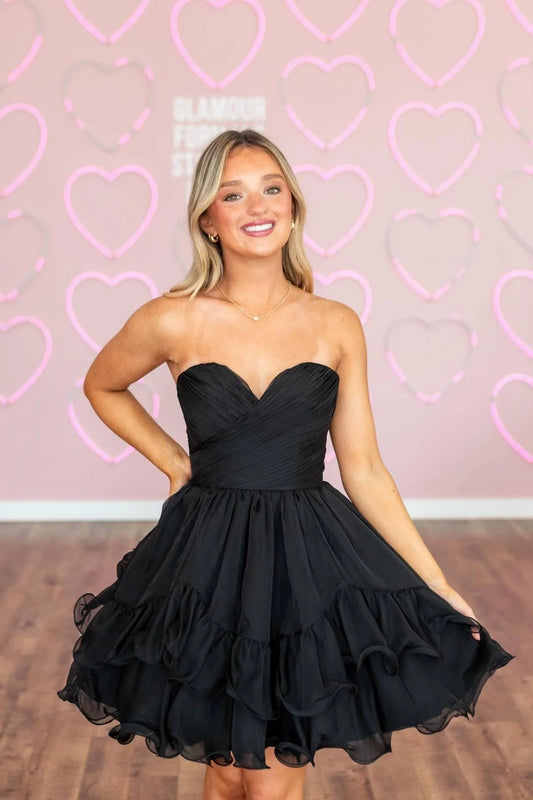 Robe de bal bustier violette en satin avec appliques, robe de soirée formelle J9413