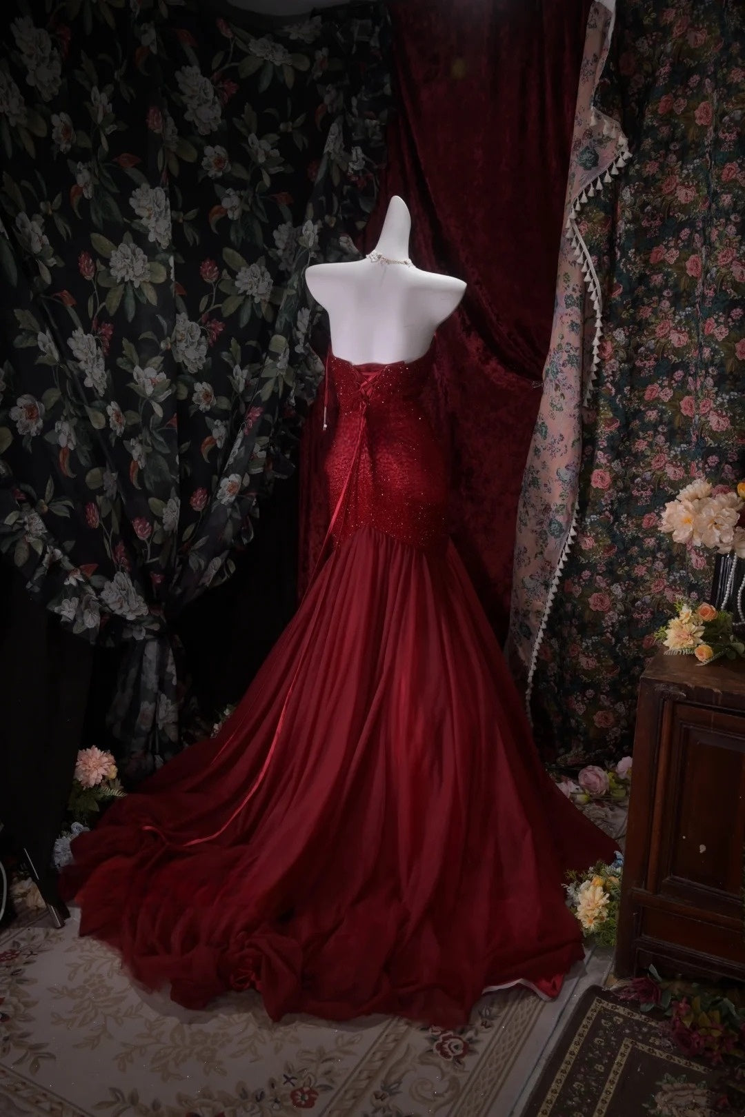 Trägerloses silbernes Vintage-Abendkleid, A-Linie, Geburtstagskleid J9370