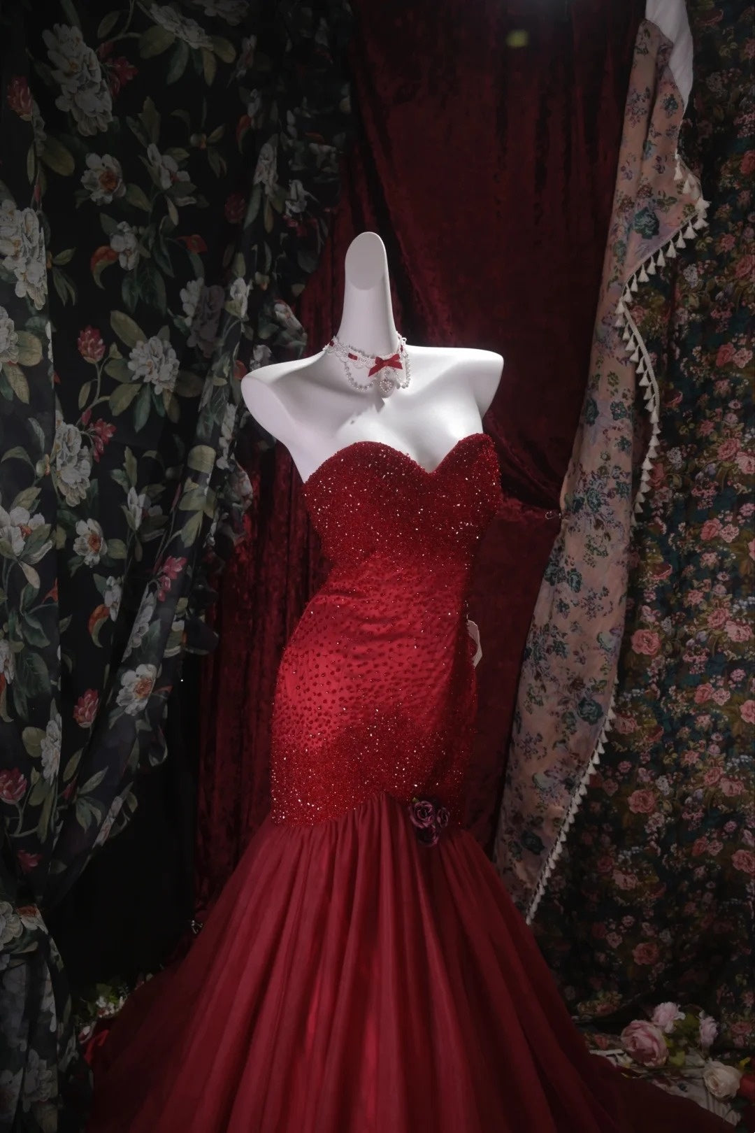 Trägerloses silbernes Vintage-Abendkleid, A-Linie, Geburtstagskleid J9370