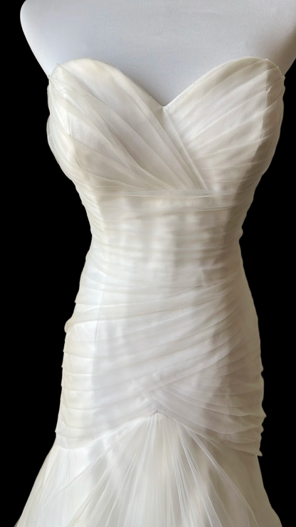 Robe de bal bustier violette en satin avec appliques, robe de soirée formelle J9413