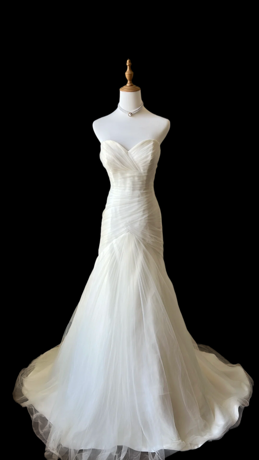 Trägerloses silbernes Vintage-Abendkleid, A-Linie, Geburtstagskleid J9370