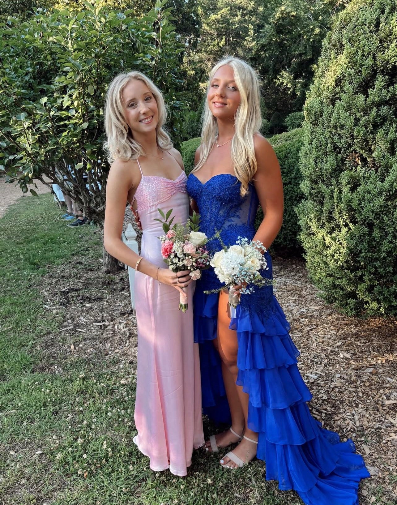 Trägerloses silbernes Vintage-Abendkleid, A-Linie, Geburtstagskleid J9370