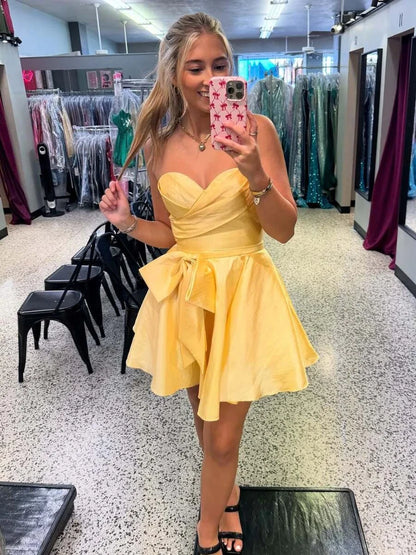Robe de bal bustier violette en satin avec appliques, robe de soirée formelle J9413