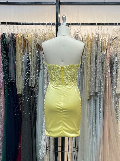 Robe de bal bustier violette en satin avec appliques, robe de soirée formelle J9413