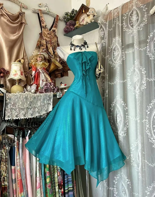 Robe de bal bustier violette en satin avec appliques, robe de soirée formelle J9413
