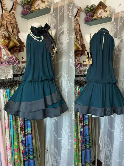Trägerloses silbernes Vintage-Abendkleid, A-Linie, Geburtstagskleid J9370