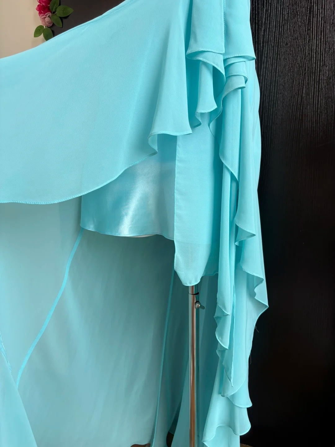 Trägerloses silbernes Vintage-Abendkleid, A-Linie, Geburtstagskleid J9370