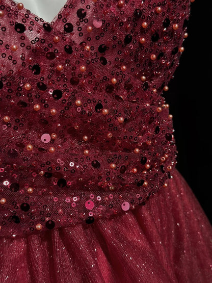 Trägerloses silbernes Vintage-Abendkleid, A-Linie, Geburtstagskleid J9370