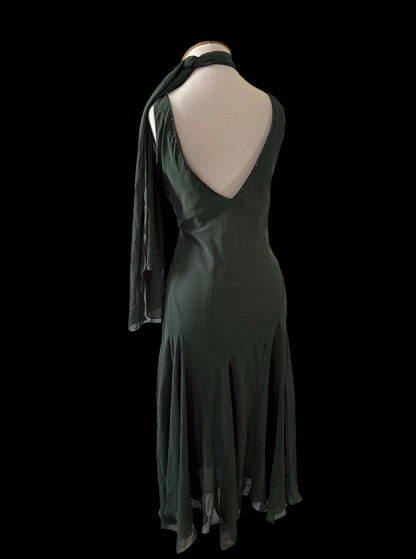 Trägerloses silbernes Vintage-Abendkleid, A-Linie, Geburtstagskleid J9370