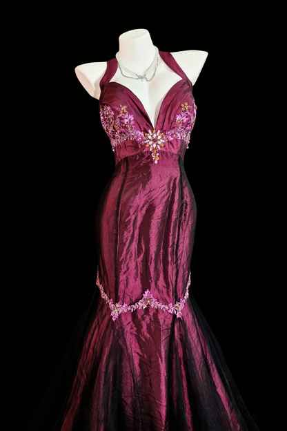 Trägerloses silbernes Vintage-Abendkleid, A-Linie, Geburtstagskleid J9370