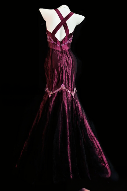 Trägerloses silbernes Vintage-Abendkleid, A-Linie, Geburtstagskleid J9370