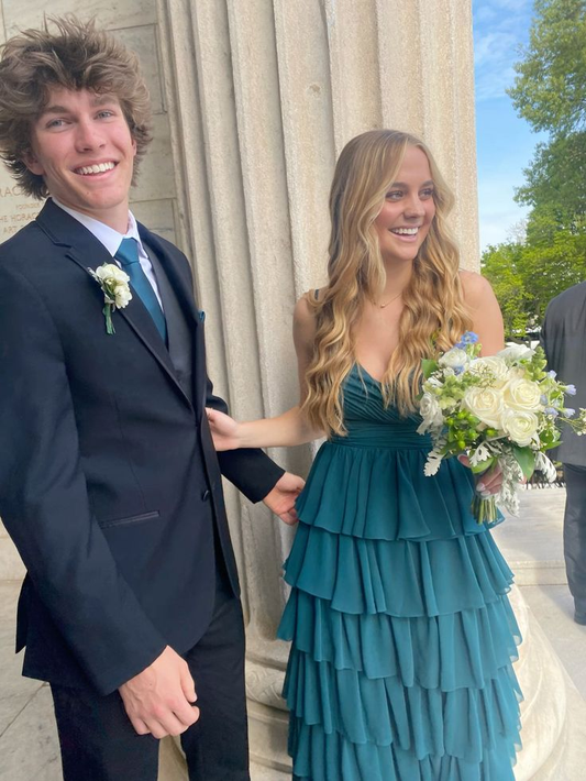 Trägerloses silbernes Vintage-Abendkleid, A-Linie, Geburtstagskleid J9370