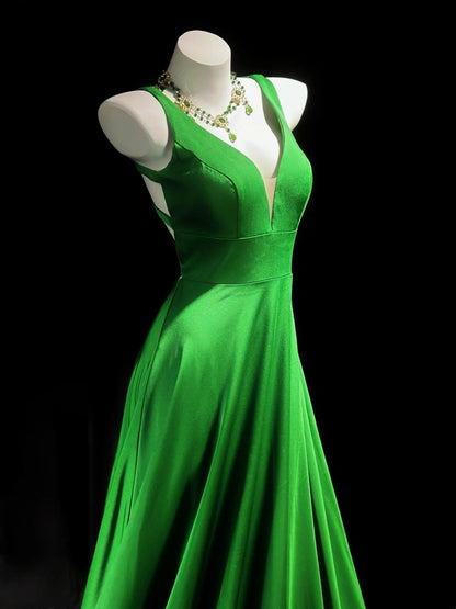 Trägerloses silbernes Vintage-Abendkleid, A-Linie, Geburtstagskleid J9370
