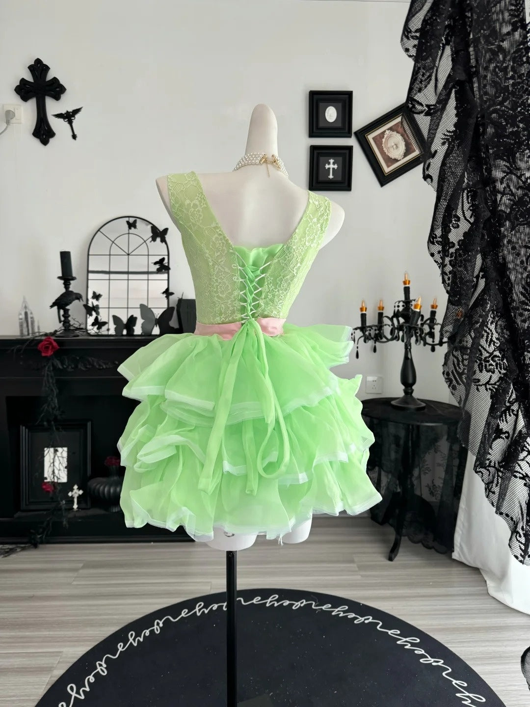 Robe de bal bustier violette en satin avec appliques, robe de soirée formelle J9413