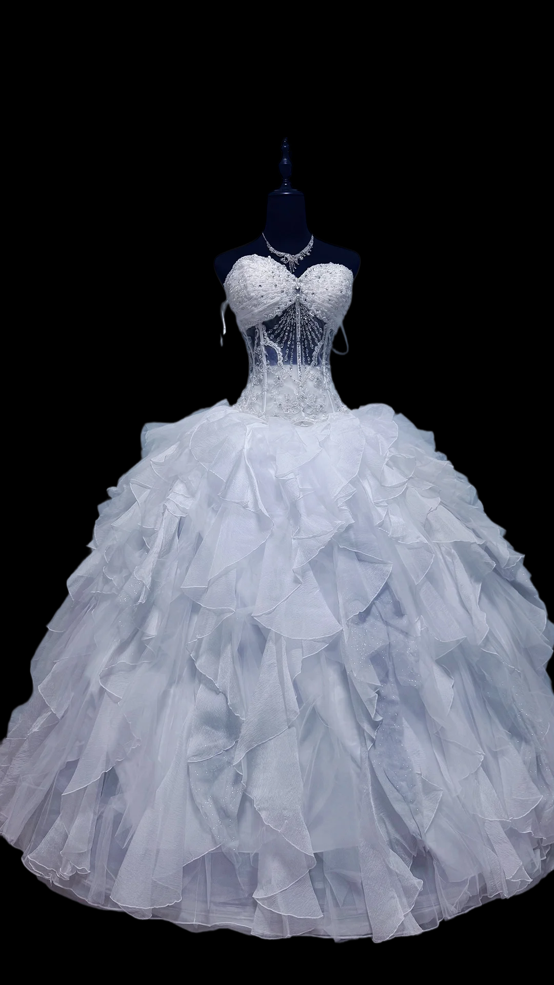 Robe de bal bustier violette en satin avec appliques, robe de soirée formelle J9413