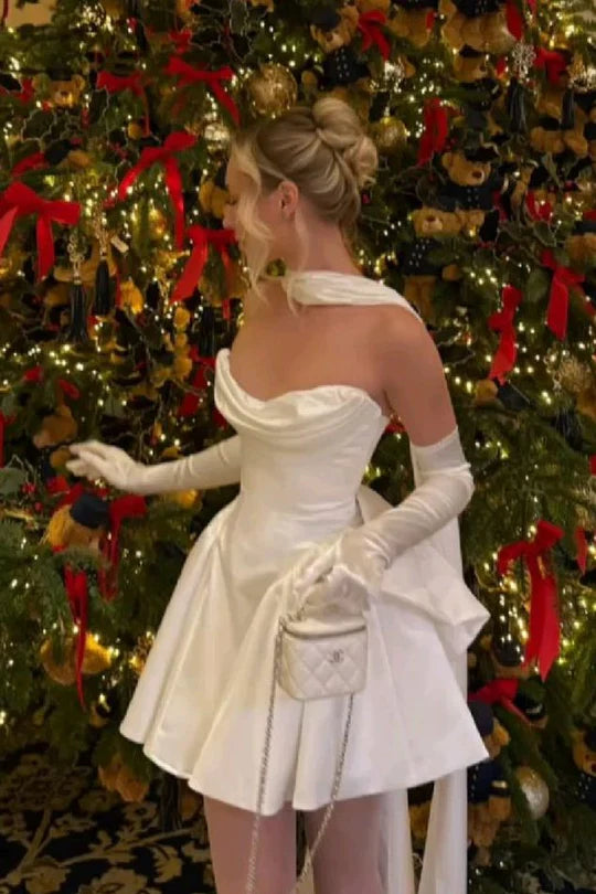 Robe de bal bustier violette en satin avec appliques, robe de soirée formelle J9413