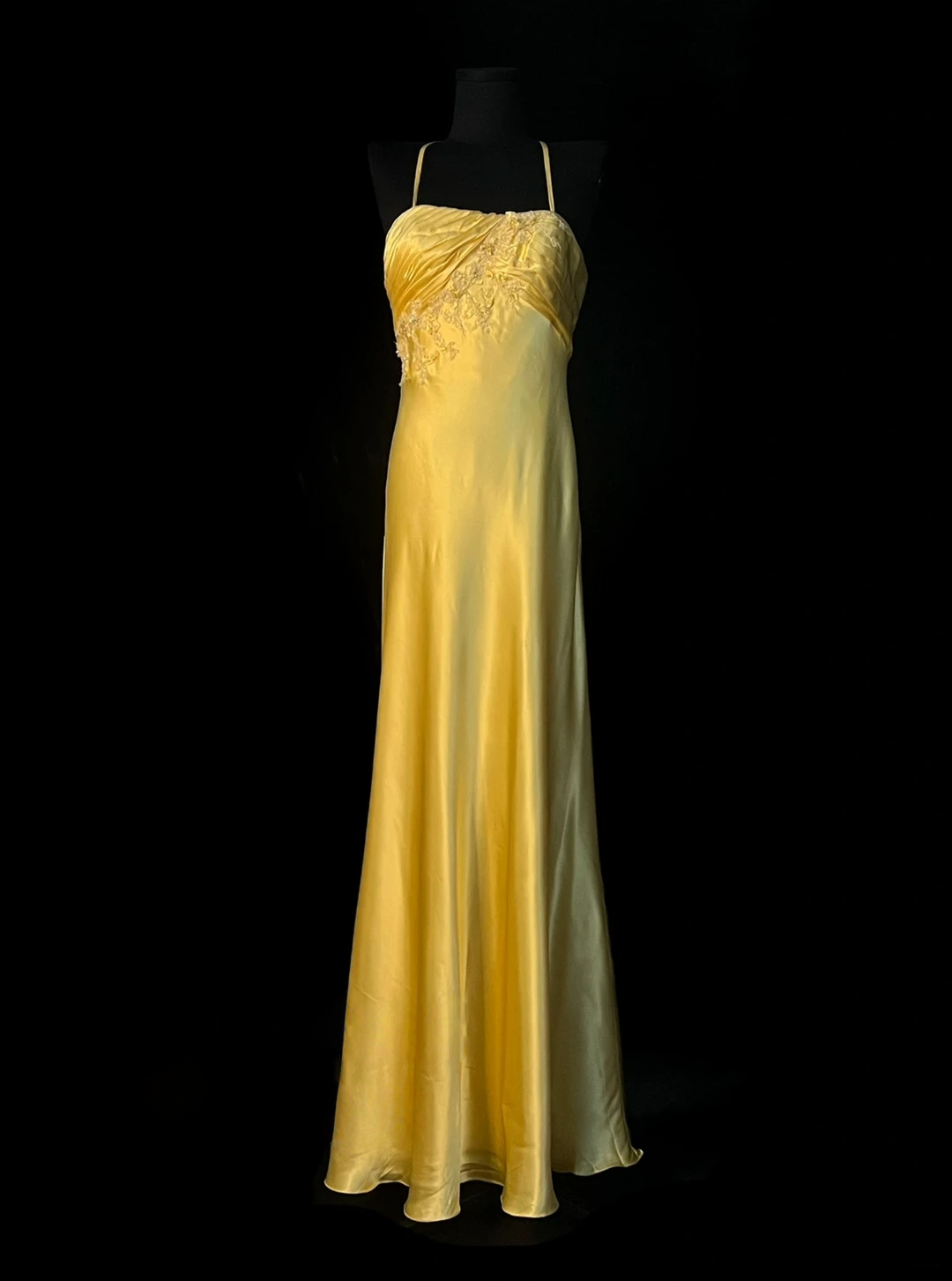 Trägerloses silbernes Vintage-Abendkleid, A-Linie, Geburtstagskleid J9370