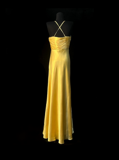 Trägerloses silbernes Vintage-Abendkleid, A-Linie, Geburtstagskleid J9370