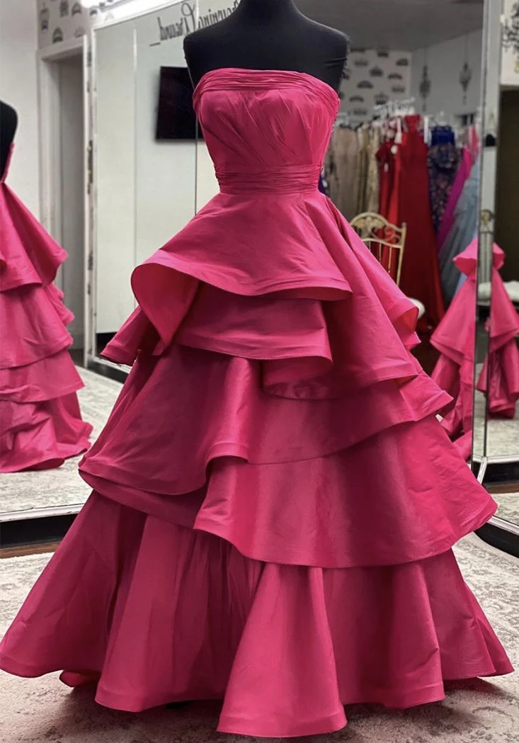 Ruffle Ball Gown Sweet 16 Dress Dance Prom Dresses J8762