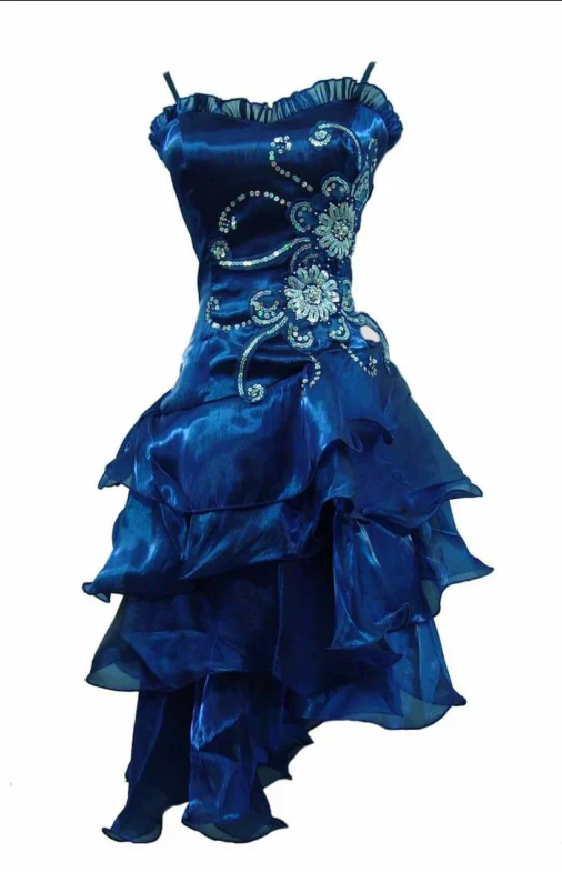 A Line Black Ruffle Short Prom Dress Homecoming Dress J3325