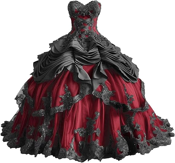 Robes de Quinceanera bouffantes à volants, robes de mariée vintage pour 16 ans, J8164