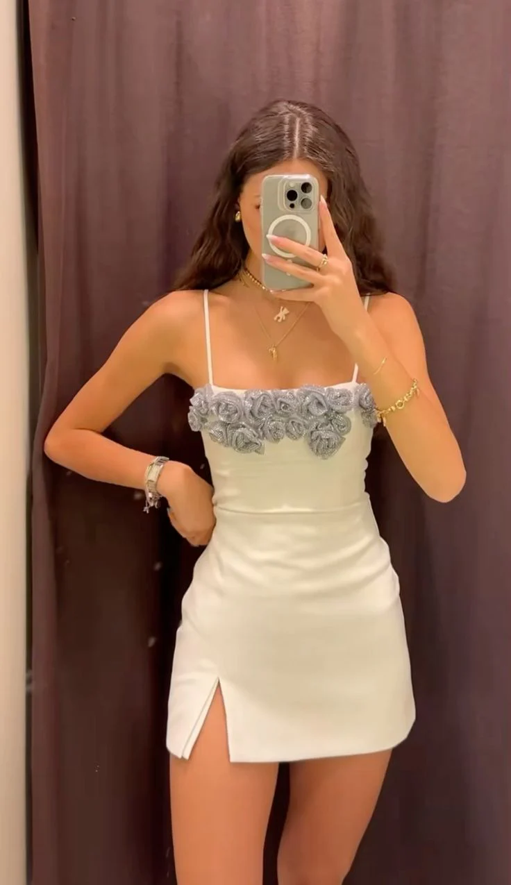 Chic Sheath Short Prom Dresses Mini Homecoming Dress J8745