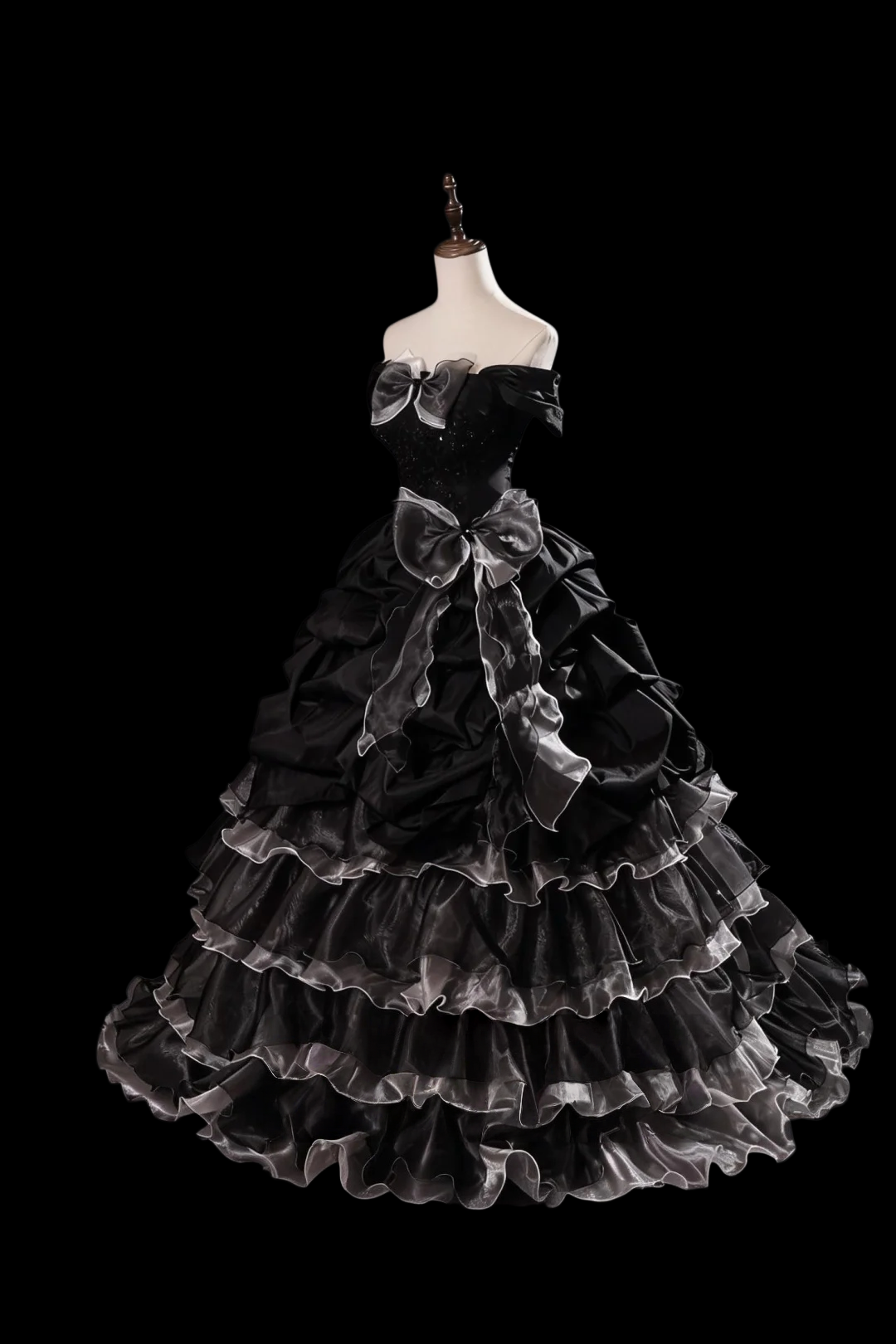 Robe de bal bustier violette en satin avec appliques, robe de soirée formelle J9413