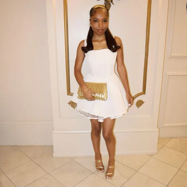 White 8th Grade Homecoming Dresses Short Cocktail Graduation Dress Hoco Outfits  J7115