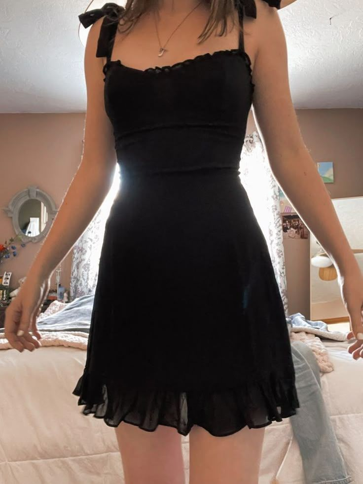 Schwarze Cocktailkleider Homecoming-Kleid Kurzes Ballkleid Partykleid J7249