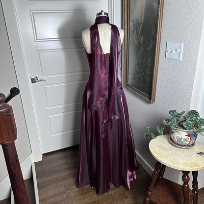 Strapless A Line Simple Long Prom Dress Formal Party Dress J8155