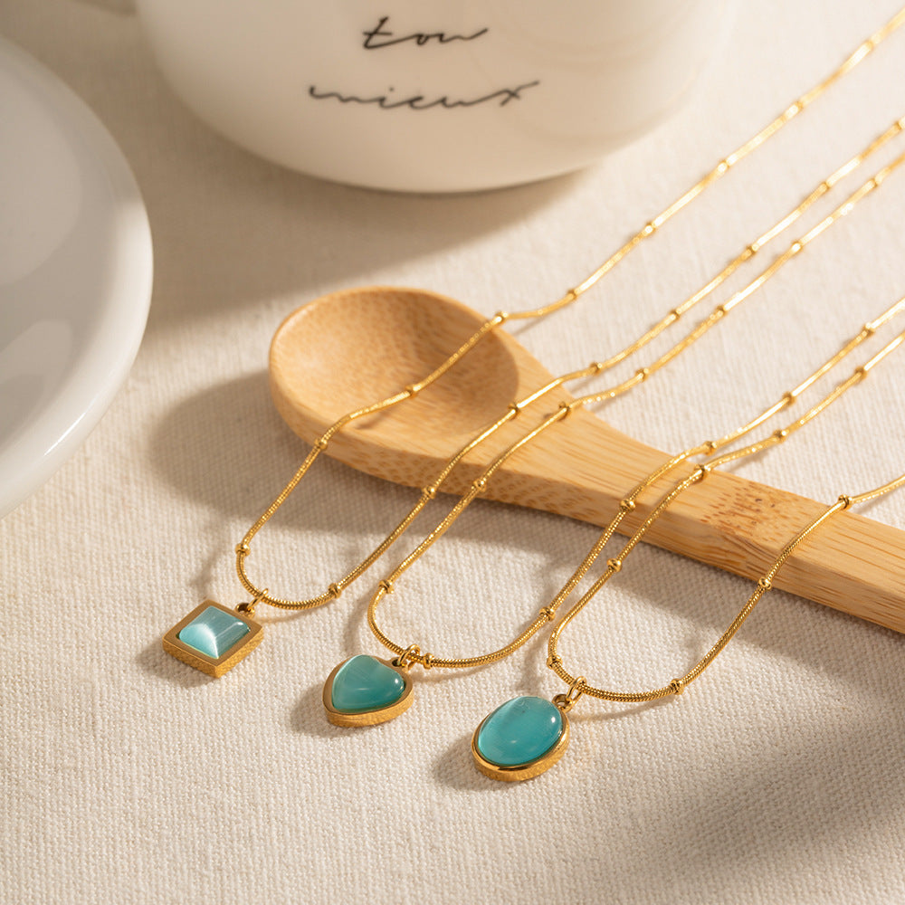 Collier Summer Gold en acier inoxydable G5