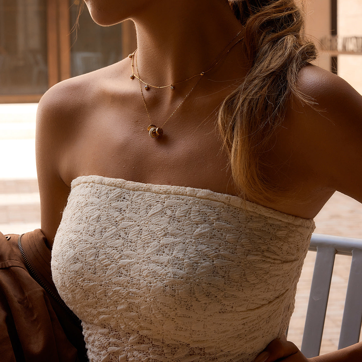 Fashion Gold Stainless Steel Necklace G8