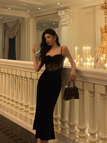 Black Mermaid Prom Dress Evening Party Dress J3303