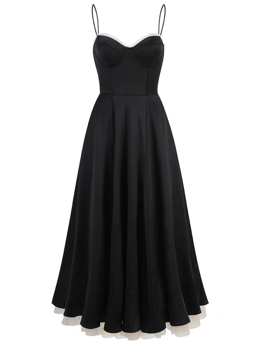 A Line Black Long Prom Dress Formal Party Dress J3337