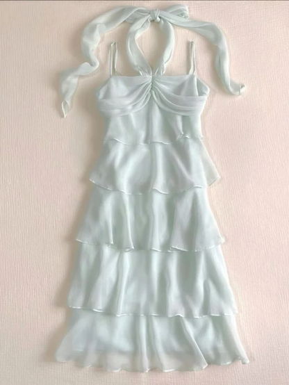 Retro Layered Short Homecoming Dress Ruffle Party Dress J4171