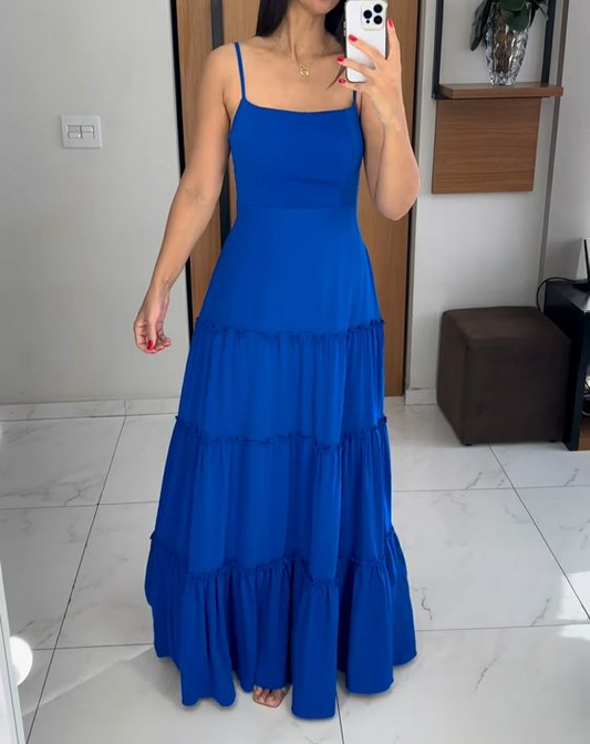 A Line Royal Blue Long Prom Dress Formal Party Dress J4316