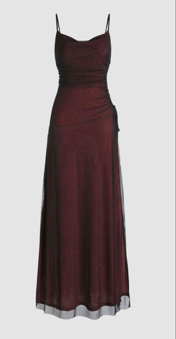 Burgundy Sheath Prom Dress Vintage Formal Party Dress J4757