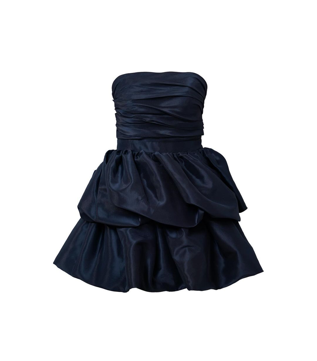 Strapless A Line Navy Blue Short Homecoming Dresses Birthday Dress J4851