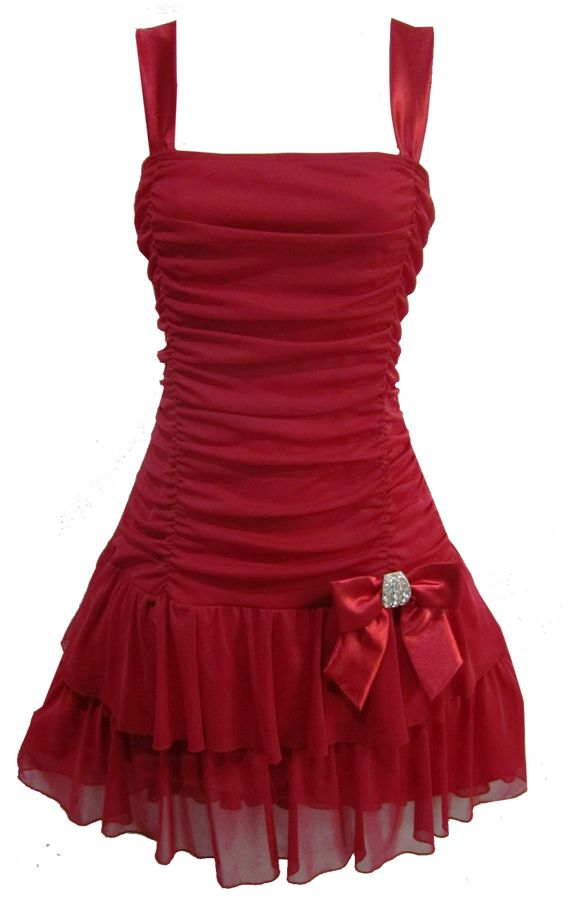 A Line Red Short Prom Dress Homecoming Dress J4981