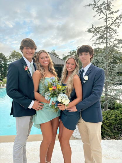 Satin Kurzes Ballkleid Homecoming-Kleid J5498 