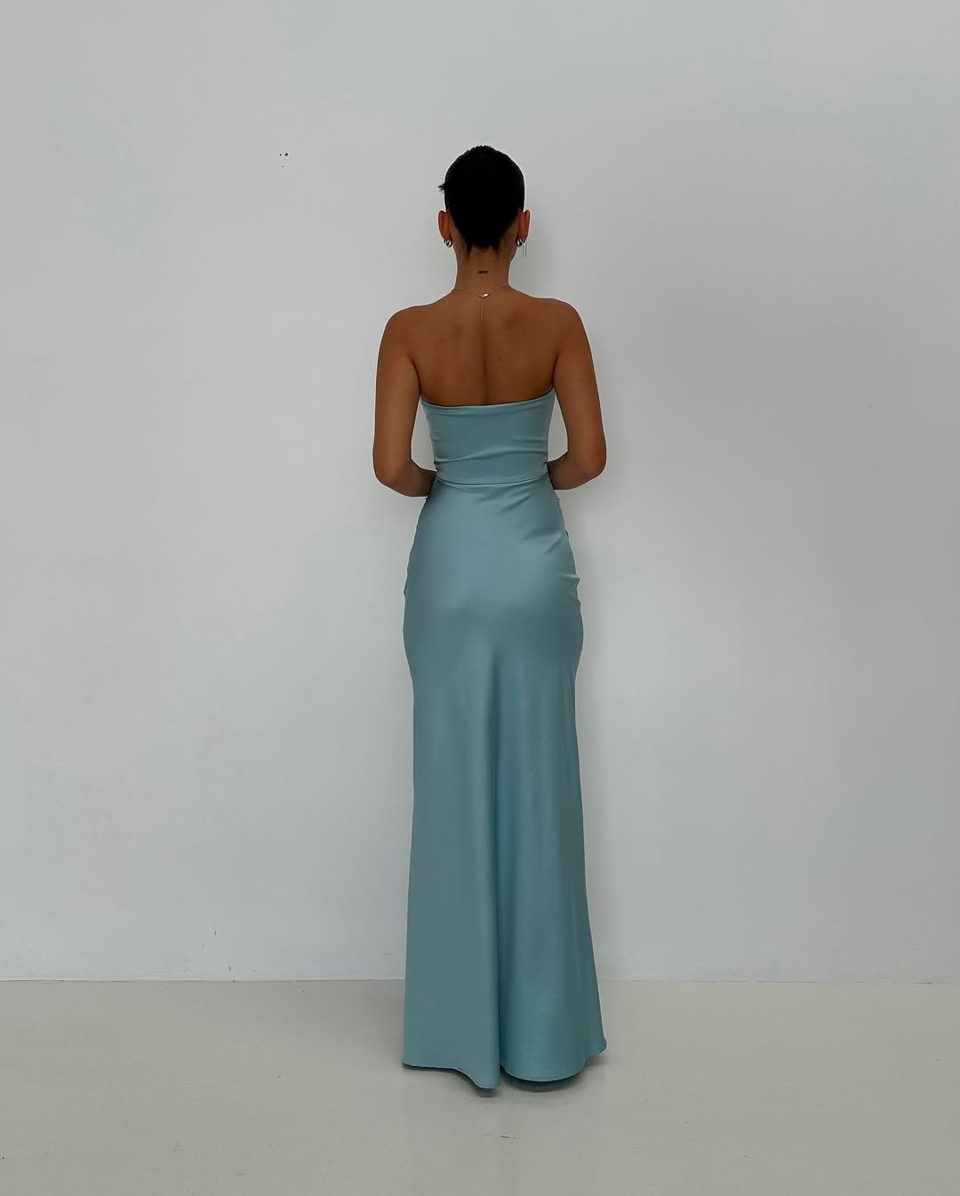 Blue Sheath Long Prom Dress Evening Party Dresses J5586