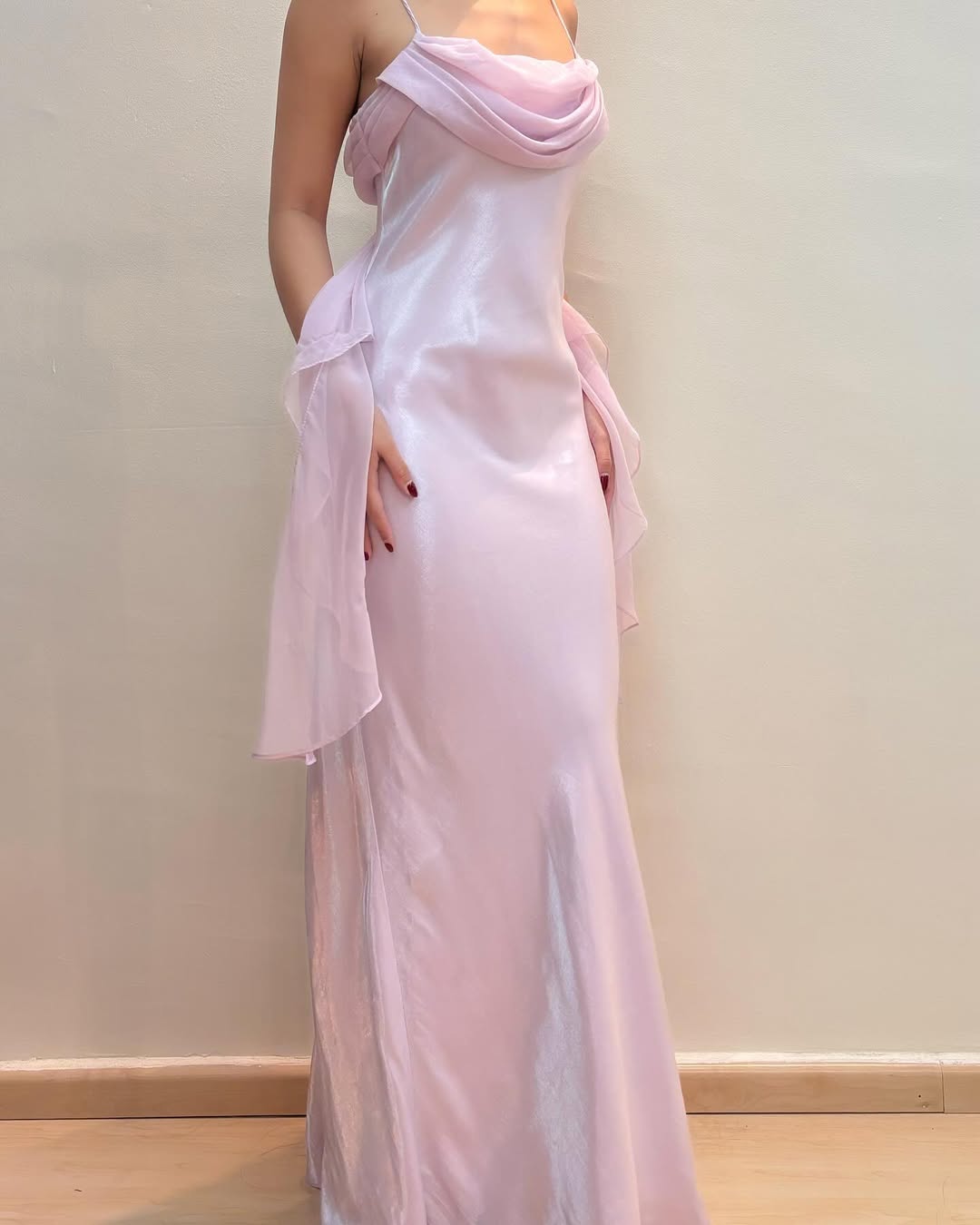 Pink Mermaid Long Prom Dress Vintage Formal Party Dresses J5598